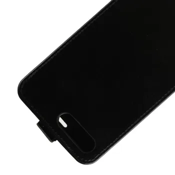 Telefon verticală Cover pentru Huawei Y6 Prim-2018 Cazuri PÂNĂ Jos Flip din Piele de Caz pentru huawei Y6 2018 UAT-L42 UAT-L31 Telefon Sac