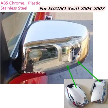 De înaltă calitate Pentru Suzuki Swift 2005 2006 2007 decor Masina din spate vedere din spate Retrovizoare Usi Laterale Oglinda Acopere stick trim cadru 2 buc