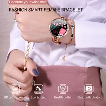 2019 Noi Femeile de Siguranță Perioadă Rochie Smartwatch Tensiunii Arteriale Memento Apel de Ritm Cardiac Ceas Inteligent Pentru iphone Huawei Samsung