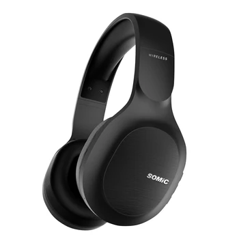 SOMIC MS300 de 3,5 mm Bluetooth 5.0 Căști CVC de Reducere a Zgomotului Muzica Stereo Sport cu Fir Wireless Gaming Headset cu Microfon