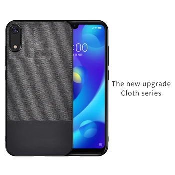 IKrsses Cazul în care Telefonul Pentru Huawei Y6 Pro 2019 PU și Simplu o Cârpă Greu Puțin Moale de Frontieră Pentru Onoare 8A Anti-Coperta