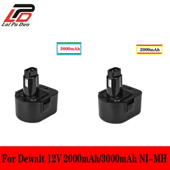 Pentru Dewalt 12V 2000mAh/3000mAh NI-MH baterie de pe Instrumentul de DE9037 DW051 DC756 DC9071 DW9072 DE9074 DE9075 DC981 DW052Z,DW907Z
