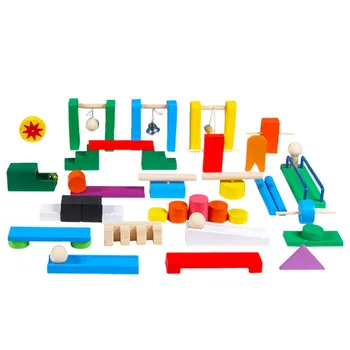 Din Lemn Domino Instituție Accesorii Jucarii De Organe Blocuri Curcubeu Puzzle Joc De Domino Montessori Jucarii Educative Pentru Copii