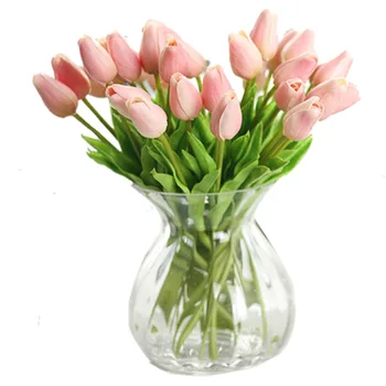 10buc/lot Miros Dulce Parfum Artificial PU Flori de Plastic, latex tulip Acasă Decorare Nunta de Flori Cadou, Flori False