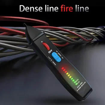 AVD07 Non-Contact Detector de Tensiune AC 12-1000V Test Pen Circuit Tester Priza Live Wire Verifica Modul Dual Cu 8 LED-uri