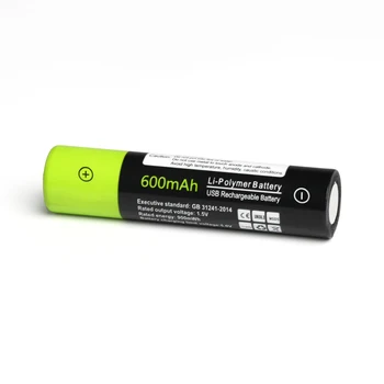 ZNTER reîncărcabile AAA baterie 1.5 V AAA 600mAh USB litiu-polimer baterie reîncărcabilă cu cablu Micro USB