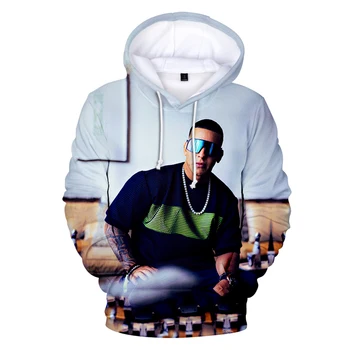 Personalitate WAMNI Daddy Yankee Hanorace Hanorac Hip Hop Casual Streetwear Hanorac Pulover Poliester Unisex Topuri