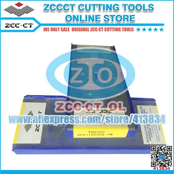50pcs ZCC introduce APKT160408 -PM ZCCCT APKT 160408 PM ZCCCT Carbură de a introduce unelte de frezat cutter APKT160408-PM