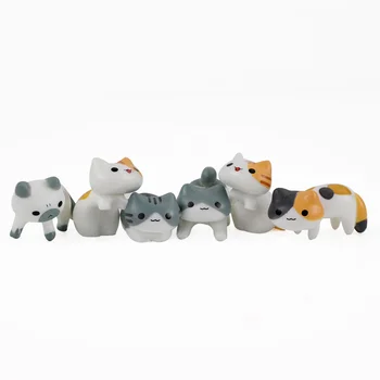 12buc/set Atsume Neko Jucărie Pisica Nekono Kyuujitsu 2 Inuno Nichijou Catelus Papusa Jucărie Mini Kawaii Figurine Jucarii