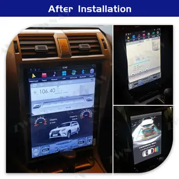 Tesla Ecran Android 9.0 Auto Multimedia Player Pentru Lexus GX400 GX460 2010-2018 de Navigare GPS Auto Audio stereo Radio unitatea de cap
