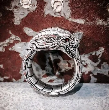 Moda 20/30/50pcs bărbați inel în formă de dragon punk retro bărbați dominator deget inelul cadou creativ bijuterii, en-gros vrac