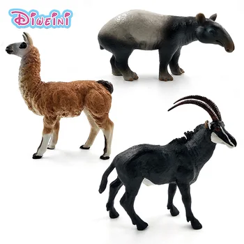 Simulare Furnicar Antilope Alpaca Animal Model de figurina zana decoratiuni de gradina, accesorii Cadou Pentru Copii jucărie de învățământ