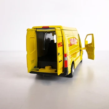 Simulare 1/36 Aliaj DHL Camion Diecasts Masina de Jucarie din Metal Vehicul de Jucarie Model de Masina Trage Înapoi Van Model de Masina Pentru Copil Colecție CADOU