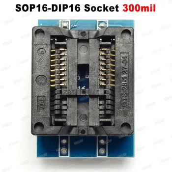 SOP16 DIP16 SO16 IC MCU Test Programator Adaptor de Priza valorii de 300mil Convertor de Modul de Transport Gratuit