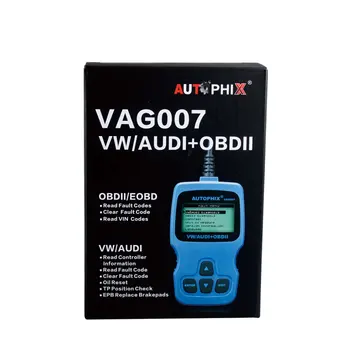 Profesionale Autophix VAG007 motor, ABS, Airbag, transmisie, radio, clima control Funcționează Vag Scanner