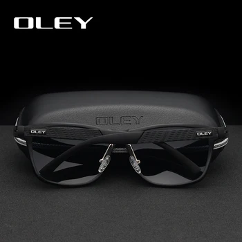 OLEY Brand pentru Bărbați ochelari de Soare Polarizat de Afaceri Clasic de Înaltă Calitate Full-Frame din Aluminiu Magneziu Ochelari Femei UV400 ochelari de protecție
