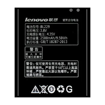 Original Levono BL229 Bateriei Pentru Lenovo A8-O 8 A806 A808T 806 808T 2500mAh baterie Reîncărcabilă Telefon LI-ion Batteria În Stoc