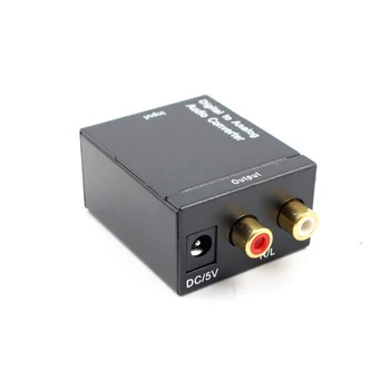 Amplificatorul DAC Decodor SPDIF Digital la Analogic Audio Converter Toslink Coaxial Semnal RCA R/L Audio Decoder SPDIF ATV-uri