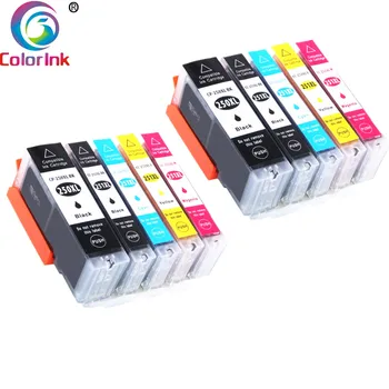 ColorInk 10PK 250XL 250 251 cartuș de cerneală Pentru Canon pgi250xl cli251xl MX922 IX6820 MG5420 MG5422 MG5520 imprimante cartușe de cerneală