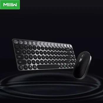 MIIIW Wireless AI Voce Inteligent Tastatură Deformabile Mouse-Set Suport engleză 2.4 GHz USB Conexiune Bluetooth Reincarcabila Tastatura
