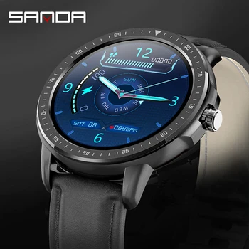 SANDA 2020 Nou Ceas Inteligent Bărbați OLED Ecran Color de Ritm Cardiac tensiunea Arterială Multi-Funcție de Modul Sport smartwatch Tracker de fitness