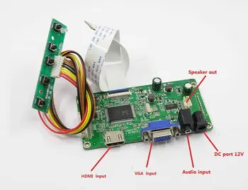 Yqwsyxl kit pentru B173HAN01.4 HDMI + VGA LCD LED LVDS EDP Placa de sistem Driver
