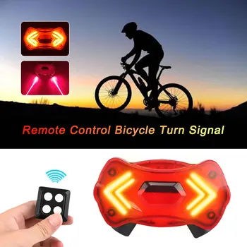 Telecomanda Wireless Biciclete Stopul de Încărcare USB COB Avertizare de Cotitură Semnal de Biciclete Lumina 8 Moduri de Biciclete MTB Lampă Spate