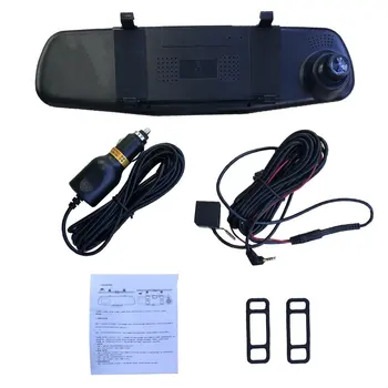 De Conducere Auto Recorder 4.3 Inch Hd Oglinda Retrovizoare Dual Camera Auto Hd Inversarea Imaginii De Conducere Recorder