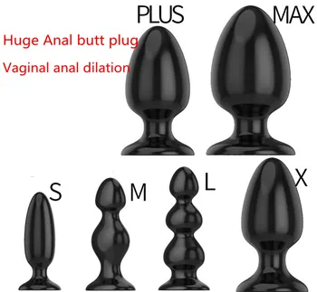 Mare Jucarii Anale din Silicon mare Anal Margele Butt Plug dilatarea G locului de prostata pentru Masaj Stimulator jucarii sexuale pentru femei/bărbați anal plug