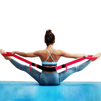 HiMISS Yoga De Fitness Se Întinde Banda De Întindere Musculară Curea De Yoga Raliu Centura Cuvânt De Formare Cal Split Furculita Intindere Curea