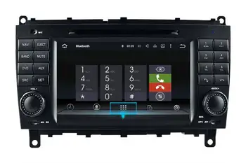 7 Inch cu DVD Auto GPS Player Android 10 Pentru Mercedes Benz W209 CLK CLS W219 Radio 4GB+64GB BT Intrare Camera Wifi Sat Navi Stereo, DAB