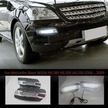 LED Daytime Running Light Pentru Mercedes Benz W164 ML280 ML300 ML350 2006 - 2009,ABS rezistent la apa 12V DRL Lampa de Ceață Decor