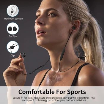 L33 Căști fără Fir, Căști Bluetooth 5.0 Comutator Magnetic Sport În ureche Căști cu Microfon pentru Xiaomi audifonos auriculares