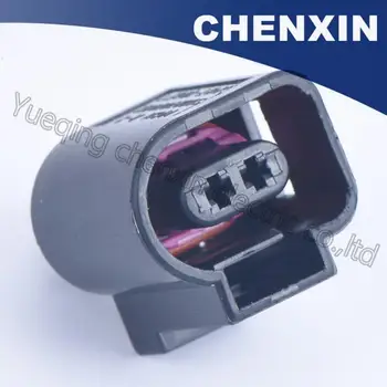 Mașină neagră adaptor conector 2 pini (1.5) de sex feminin 1J0973702 electric valva auto conectori corn de plug