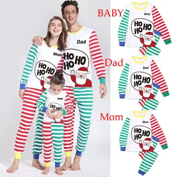 De Crăciun, Familia Seturi De Pijamale Mama Fiica, Tatăl, Fiul Potrivire Haine Haine Sora Fratele Pijama Baby Vladan Îmbrăcăminte De Noapte