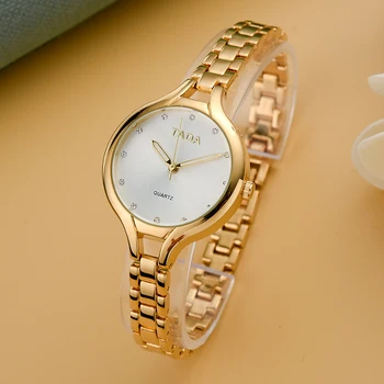 Top Brand de Lux TADA impermeabil Femei Elegante relogio masculino de Aur/argint din oțel trupa lady ceasuri de vânzări la cald fata reloj