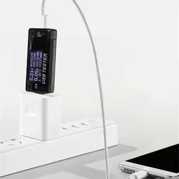 8-în-1 Energie Electrică USB Capacitate Tester de Tensiune 0-99999mAh QC 2.0/3.0 4-30V Curent Metru de Monitor Voltmetru Ampermetru KWS-MX17