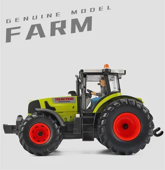 Simulare 1:32 agricole tractor aliaj model,turnare sub presiune de alunecare de inginerie de mașini de jucărie,rafinat, cadouri pentru copii,transport gratuit