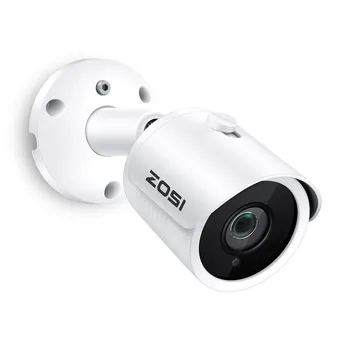 ZOSI Camera IP PoE 4MP Super HD de Exterior/Interior, rezistent la apa Infraroșu Viziune de Noapte ONVIF de Securitate, Supraveghere Video