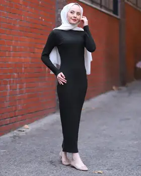 Pulover De Iarna Abaya Dubai Turcia Musulmane Hijab Rochie Caftan Caftan Islam Îmbrăcăminte Abayas Pentru Femei Halat De Musulmani