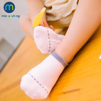 5 Pereche În Condiții De Siguranță Non-Alunecare De Cauciuc Confort Bumbac De Înaltă Calitate, Moale Nou-Născut Șosete Copii Fata De Șosete Băiat Nou-Născut Miaoyoutong