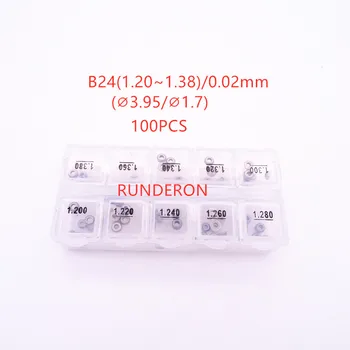RUNDERON B24 mașină de Spălat Shim 1.20-1.38 de 0,02 mm, Precizia Sistemului de alimentare Common Rail Injector de Ajustare set Garnituri pentru-Denso