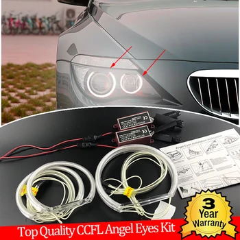 Calitate inalta CCFL Angel Eyes Kit Alb Cald Inel Pentru BMW SERIA 6 E63 E64 630i 650i 645i 650Ci 645Ci M6 2004-07 Demon Ochi