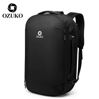 OZUKO în aer liber Rucsac de Călătorie de sex Masculin 15.6 Inch Laptop Rucsac Mare Capacitate Ghiozdan Pungi Impermeabile pentru Barbati cu Sac Pantof