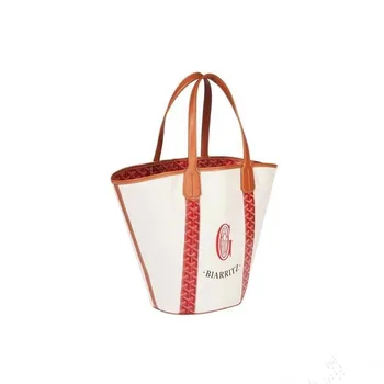 Tendință de moda high-end sac de plajă feminin sac cu piele de vacă mami se ocupe de panza geantă de cumpărături sac găleată mare capacitate femei geanta