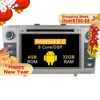 Android 9.0 DVD Auto Stereo Multimedia unitate Cap Pentru Toyota Avensis T27 2009-Auto PC-ul de Radio-Navigație GPS Audio Video, 4G RAM