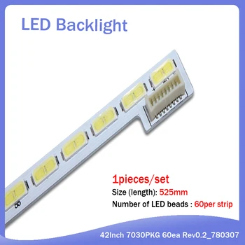 Iluminare LED strip 60 lampa pentru LG Innotek 42Inch 7030PKG 60ea Rev0.2 tip 525mm noi