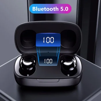 Gaming Headset S9 TWS Căști Bluetooth 5.0 Wireless Mini HiFi În Ureche Căști Cu Microfon Căști pentru Telefoane Android iOS