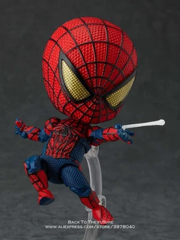 Disney Marvel spider versiune Q 10cm Figura de Acțiune Anime Mini Decor din PVC Colecție de Figurine model de Jucărie pentru copii cadouri