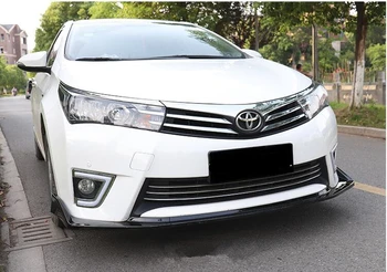 Pentru Toyota Corolla Body kit eleron-2016 Pentru Corolla ABS Spate buza spoiler spate Bara fata Difuzor Barele de protecție Protector